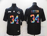 Nike Chicago Bears #34 Walter Payton Multi-Color Black Crucial Catch Vapor Untouchable Limited Jersey,baseball caps,new era cap wholesale,wholesale hats
